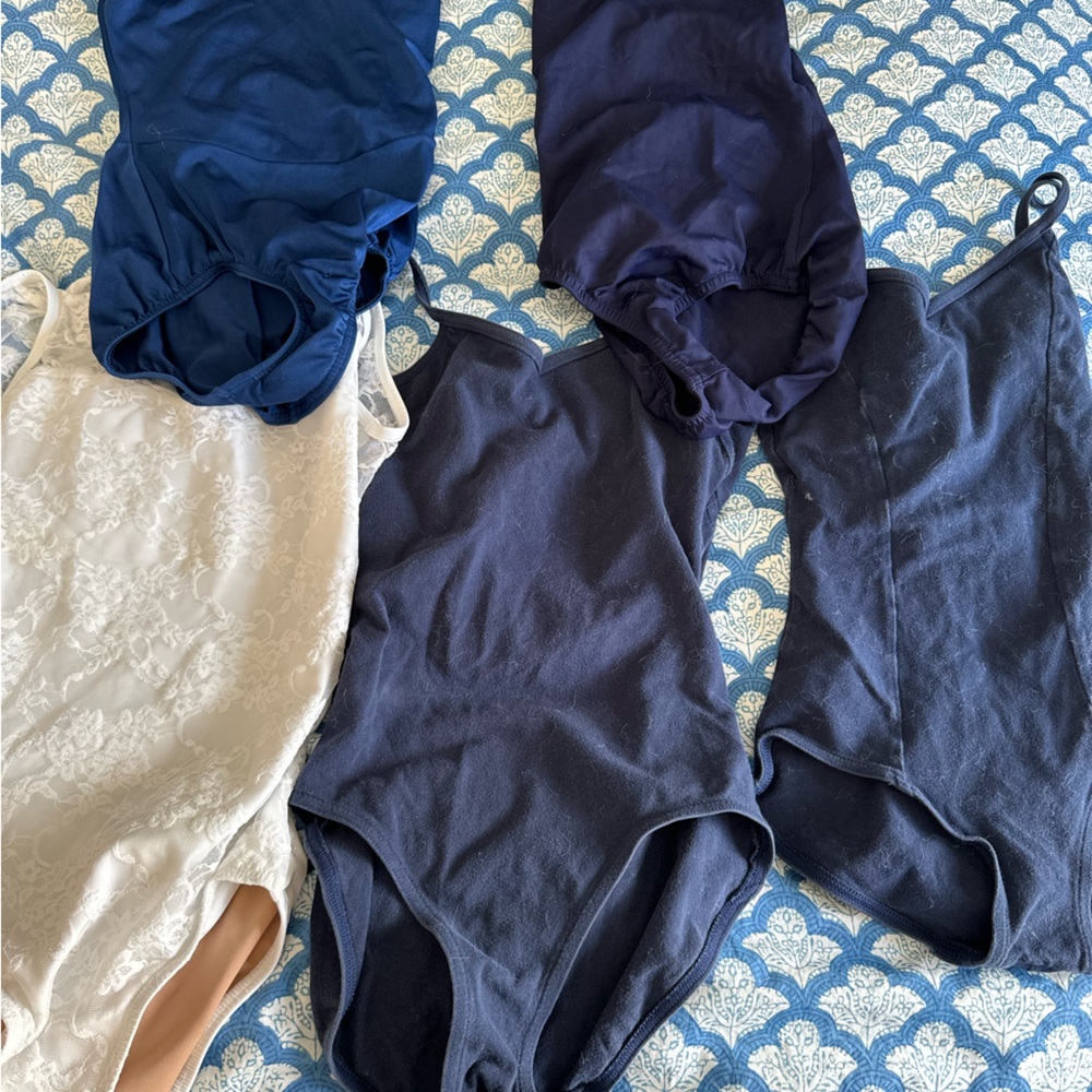 bundle of leotards fit large child/small adult